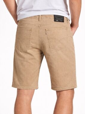 Levi's 508 Men Tan Sand Black Label w/ White Tag  Relaxed  Taper Fit Short (34)